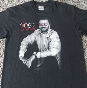 VTG T-America 1992 Ringo Starr And His All-Starr Band Shirt Men's XL The Beatles
